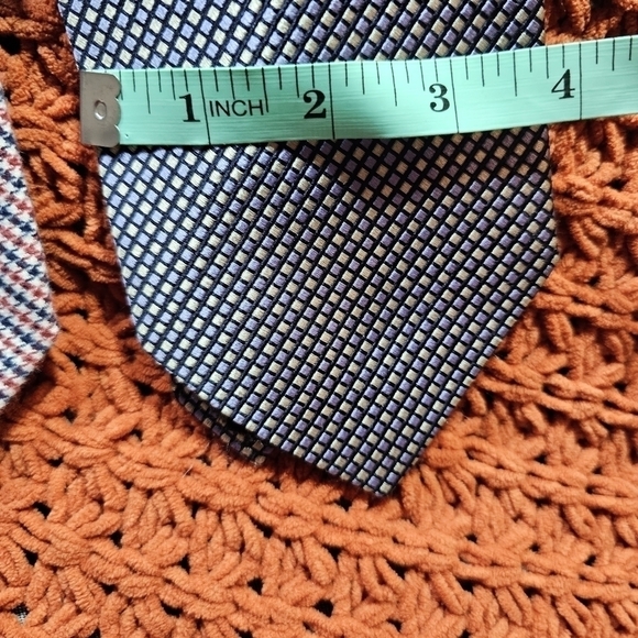 Vintage ties lot of 3 Valerio Garati, An Ivy, and Calvin Klein 90s - Picture 6 of 9